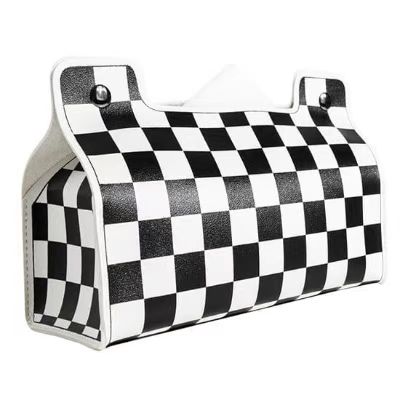 Portable Luxury Fold Washable Leather Napkin Holder for Home Restaurant and Banquet