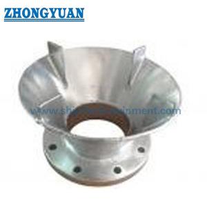 China Ship Galvanized Suction Bell Mouth Marine Pipe Fittings on sale