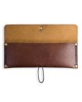 Personalized Hand Sewn Leather Pencil Case Custom Logo For Students