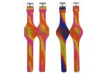 Creative camouflage Children's Silicone Watch LED fruit gift custom OEM Pantone