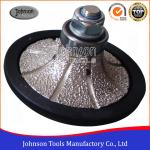 No.2 Half Bullnose Vacuum Brazed Diamond Tools For Edging Stone