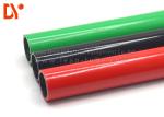 Plastic Coated Lean Tube Anti Rust Round Shape Customer Size For Decoration