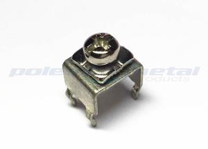 Wholesale Steel DIN C1022 STR M3 M4 PC Board Screw Terminal With Cable Terminal Lugs from china suppliers