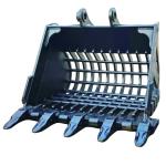 Trench Cleaning Excavator Bucket Q355B Large Capacity 1.5M3 Skeleton Bucket
