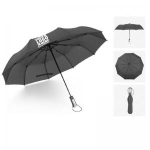 Wholesale Custom Brand LOGO  46   Windproof Automatic Folding Umbrella 10 Ribs Compact  Travel Umbrella from china suppliers