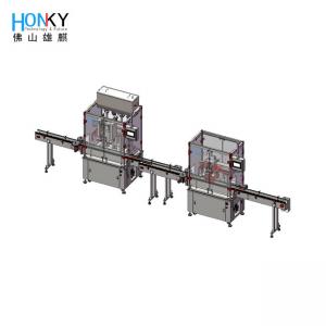 China Full Automatic 1 Litre Dishwash Liquid Filling Capping Machine For Daily Chemical Packing on sale