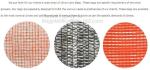 45*75cm Orange Russia PE Knitted plastic raschel leno mesh packing bags for