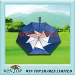 27" Double Canopy 2 Fold Golf Umbrella