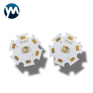 Wholesale High Power 3W LED UV Chip 20mm Copper Plate for Flashlight Curing Lamp from china suppliers