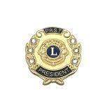 Custom Business Lapel Pins Gift , Personalised Zinc Alloy Lions Club Badge