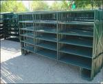 Green Color Livestock Metal Fence Panels For Cattle / Horse / Sheep 6'H*8'L