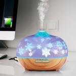 300ml 7 Color Changing 3D Glass Ultrasonic Diffuser