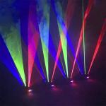 Night Club DMX Laser Stage Lighting 9 Eye AC100-240V 50Hz/60Hz , One Year