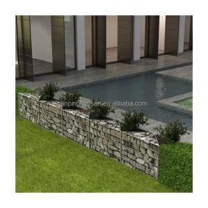 Wholesale Galvanized PVC Coated Welded Gabion Basket Wall for Aesthetic and Sturdy Construction from china suppliers