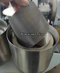 Stainless Steel 302 304 316 Twilled Weave Reversible Screen Belt For Plastics