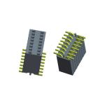 1.0mm Pitch 40 Pin Female Connector Dual Row Pin Header Right Angle