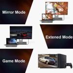 Braid 4K UHD HDMI Cables To Displayport Converter For PS4 Apple TV PC