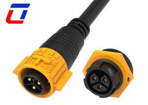 Wholesale Push Lock 20A 3 Core Waterproof Cable Connector M19 Male Female 3 Pin from china suppliers