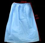 SJ Disposable Shower Dress Straight Across Bath Dress Strapless Nonwoven Soft PP
