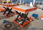 1000 Kg 2200 Lb Roller Lift Table Roller Conveyor Scissor Lift Table Hydraulic
