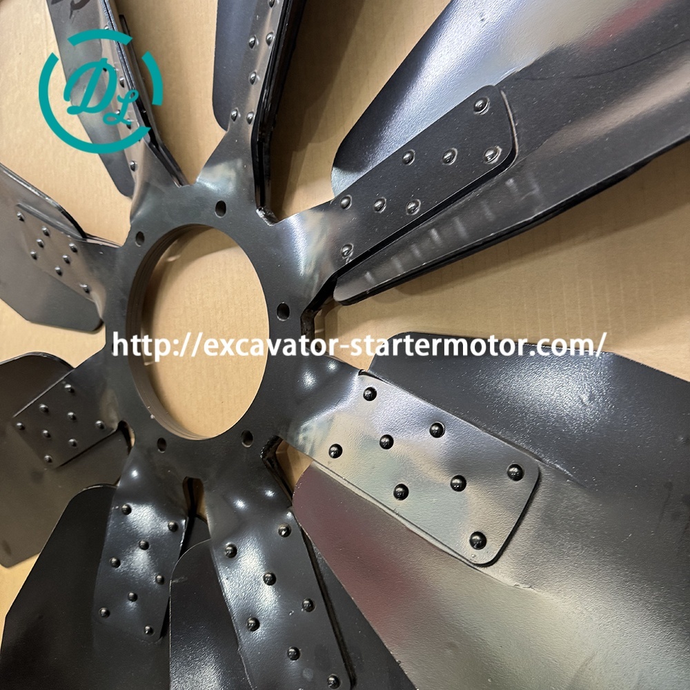 SA6D140E Fan Blade 600-645-7120 6006457120 Excavator Engine Parts