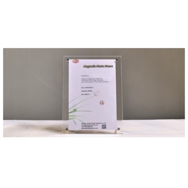 Screw Stand Clear Acrylic Picture Frames Acrylic Cube Photo Frame Acrylic Photo Block