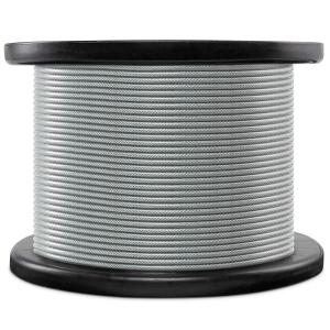 Wholesale 7x7 Wire Rope Galvanized steel wire rope 3/32 PVC Coated to 3/16 for Crane and Lifting from china suppliers