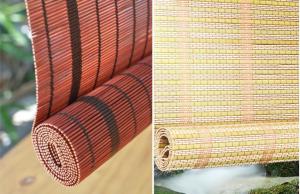 Wholesale Modern Natural Bamboo Roll Up Window Blind Customized Length 1.28kg/Sqm from china suppliers