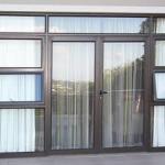 Bullet Proof Security Aluminium Hinged Doors With Laminated Glass French Style