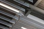 Vertical Linear Screen Ceilings , Sound Dampening Baffle False Ceiling 0.55 ~ 0