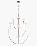 KW 5622 Pedra X-Large Three-Tier Brass Crystal Chandelier Bronze / Polished