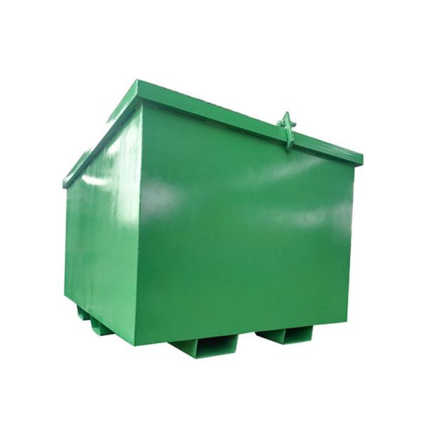 Outdoor Scrap Metal Trash Can Construction Waste Collection And Transfer
