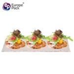 Biodegradable rectangle tableware bamboo fiber plastic sushi tray