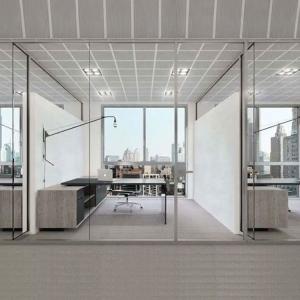 Wholesale Waterproof Office Partition Walls Portable Swing Hinges Modular Glass Partition from china suppliers