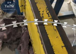 Wholesale Cross Concertina Razor Coil Barbed Wire High Galvanized BTO-10 Type from china suppliers