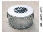 Copper suction filter for ballast tank B125H CB*623-80, copper suction filter