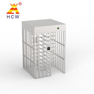 Wholesale Full Height Construction Site Turnstiles Bidirectional RFID Card Rotating Entrance Gate from china suppliers