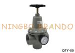 QTY-50 2'' 1 MPa Pneumatic Air Regulator Pressure Reducing Valve With Gauge