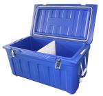 80 Liter Premium Blue Plastic Cooler Box for Fishing | Camping｜Hunting