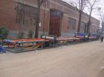 Corrugated Wall Making Machine , Glue Spreading / Overlaying / Drying Straw