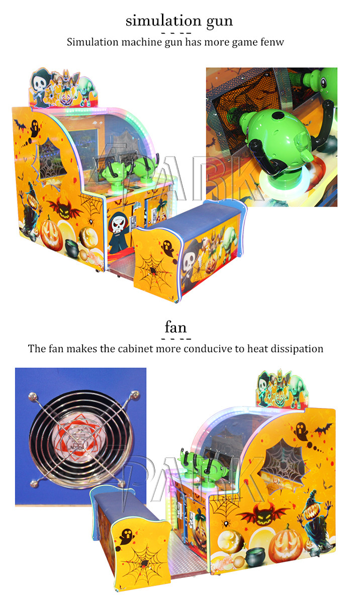 Amusement arcade machines Spooky Ball Shooting coin operated game machine