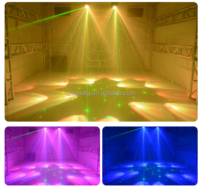 RGBW Embedded LED 6 Bee Eye Laser Light For Hall And KTV Bag Lighting