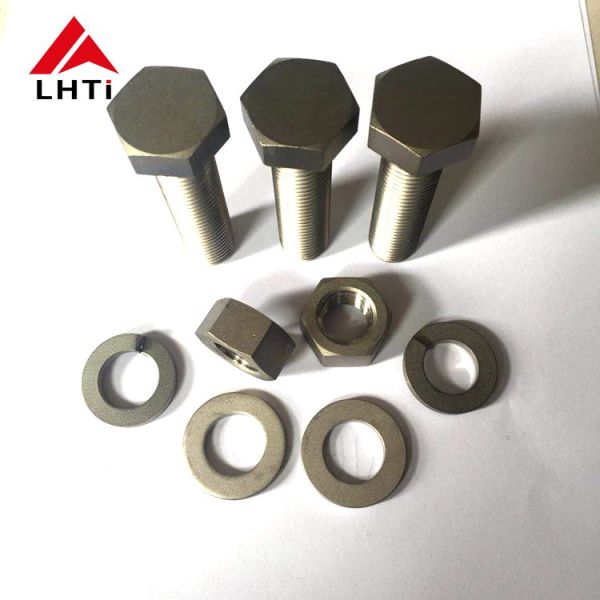 Gr2 Titanium Stud U Bolt Nut 2 Lock Nuts For Industry