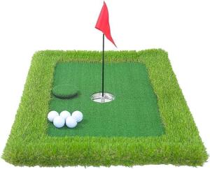 Wholesale Customized Floating Golf Green for Pools Heat-transfer Printing and OEM Logo Putting Mat from china suppliers
