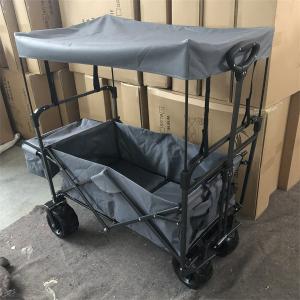 Wholesale 600D Oxford Foldable Wagon Cart Stroller Polyester Childrens Folding Wagon With Canopy from china suppliers
