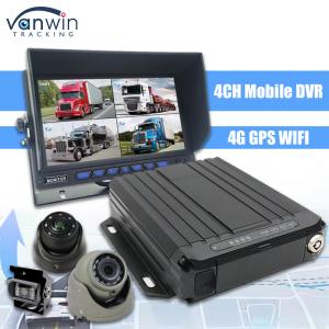 Wholesale OEM ODM Real Time 4CH GPS Mobile DVR With 4G 1080P WiFi Dual SD Card MDVR For Bus from china suppliers
