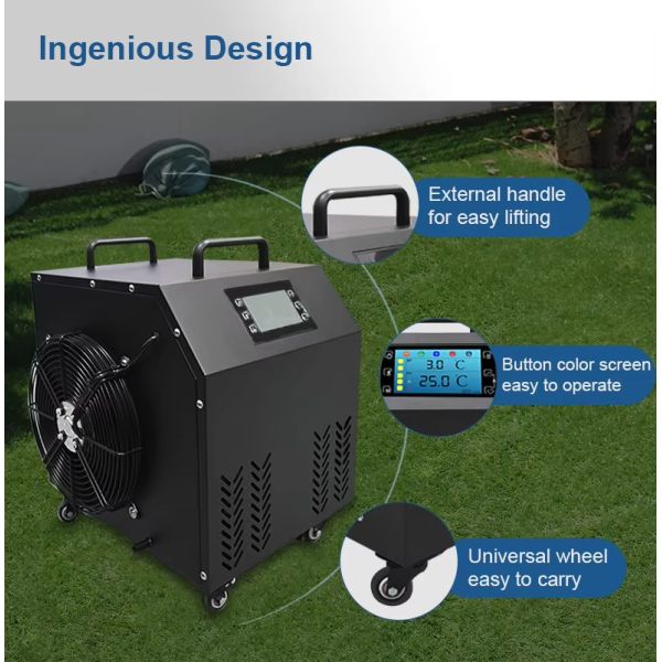 Customized Ice Bath Chiller Freestanding With Various HP Capacity