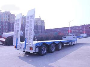 Wholesale Axle Fuwa/BPW AND9408TDP 3 Axles Dropdeck Lowbed Heavy Duty 80/100 Tons Semi Trailer from china suppliers