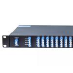 1U Chassis Rack Mount 40CH 100G Athermal AWG Passive WDM C21 C60 Mux Demux