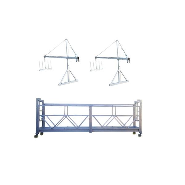 Glass cleaning equipment electric wire rope construction cradle scaffolding for